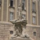 Żagań - rzeźba przy pałacu, 1631-1633, 1670-86, XVIII-XIX