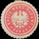 Siegelmarke Kreis-Wege-Bauamt Sagan W0342470